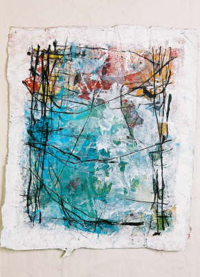 53x83 - techniques mixtes sur papier.