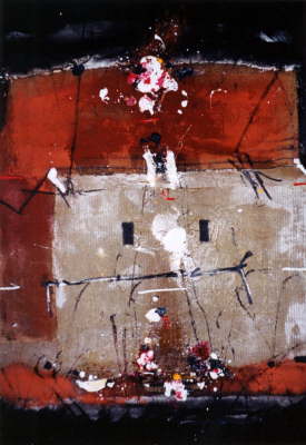 Anne 2003, 162x1130, huile collage sur toile
