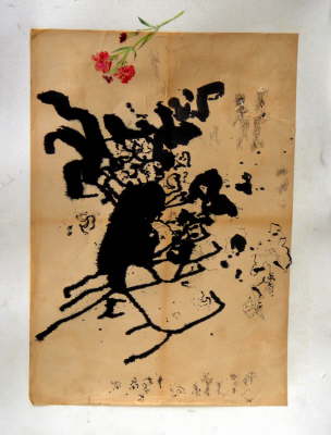 Etude topographique 674x, 076x100, technique mixte