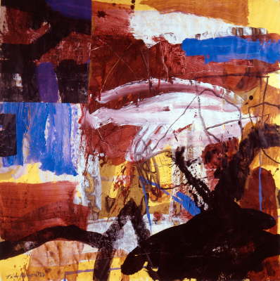 Anne 2004, 100x100, acrylique sur papier